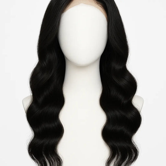 3-in-1 Body Wave Human Hair Wig 20 inch - Front View
