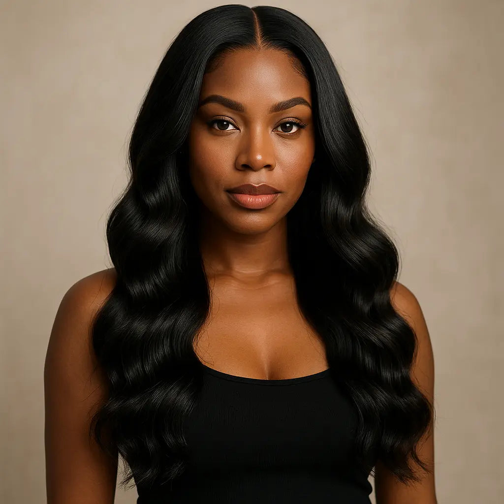 3-in-1 Body Wave Human Hair Wig 20 inch - Lifestyle