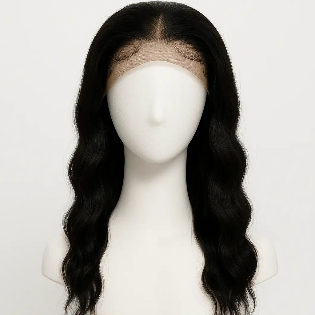 360 Lace Front Wig Human Hair - Front View