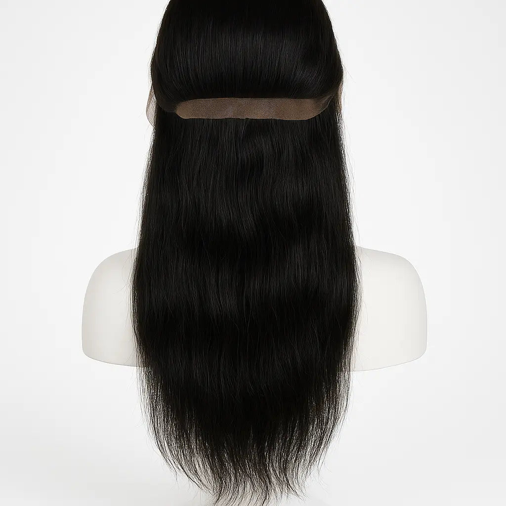 360 Lace Front Wig Human Hair - Back View