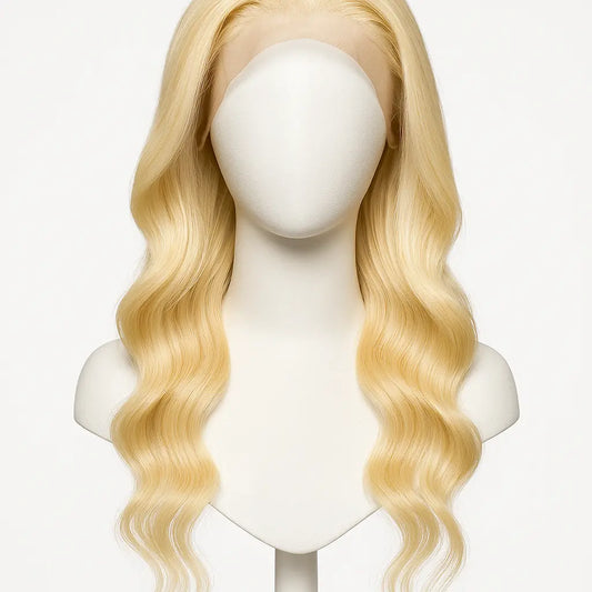 613 Blonde Body Wave Lace Front Wig 20 inch - Front View
