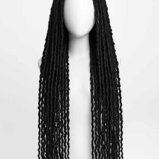 Butterfly Locs Wig 36 inch - Front View