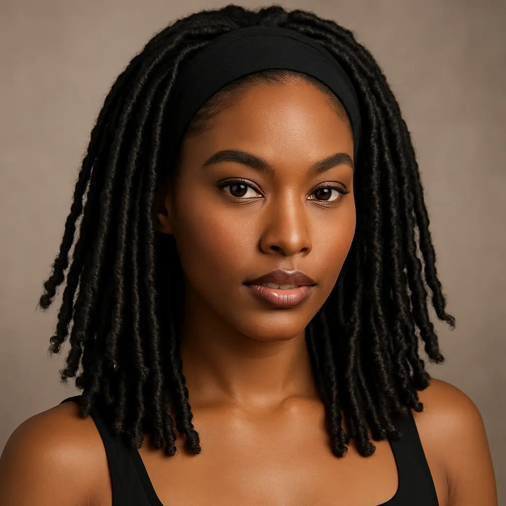Faux Locs Headband Wig 14 inch - Lifestyle