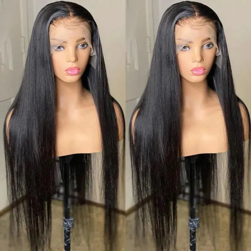 Straight Human Hair Lace Front Wig | Glueless 12–32 Inches Silky Natural for Black Women Korrify