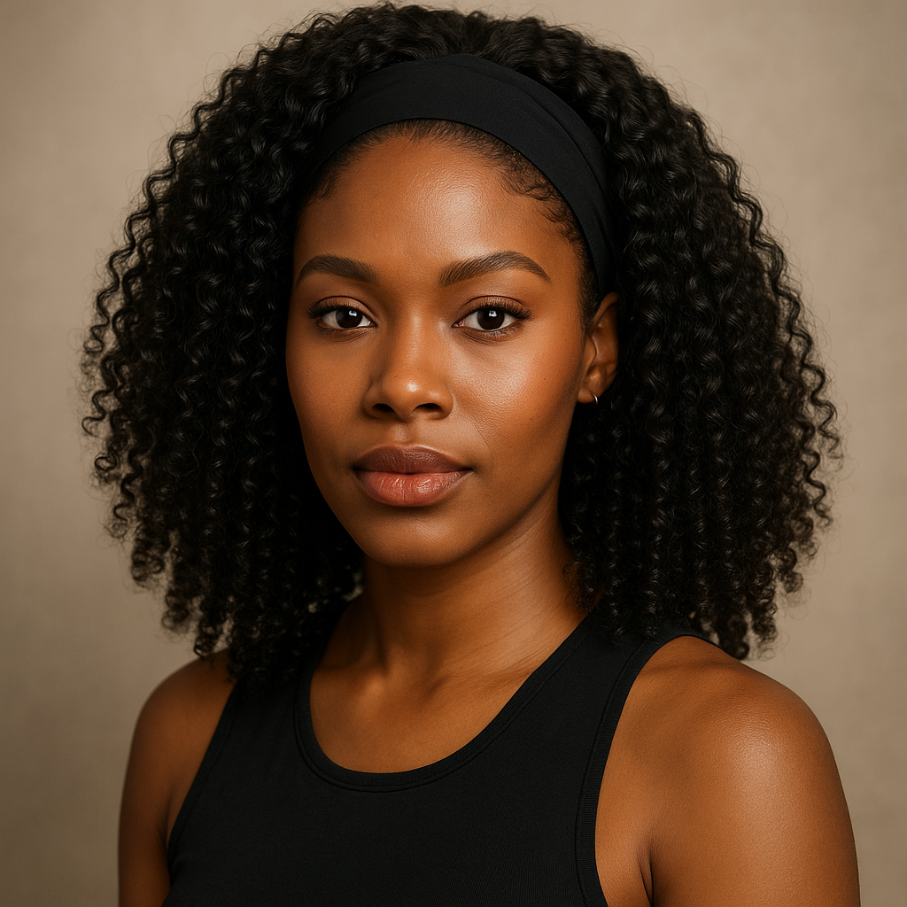 Beginner Curly Headband Wig 16 inch - Lifestyle