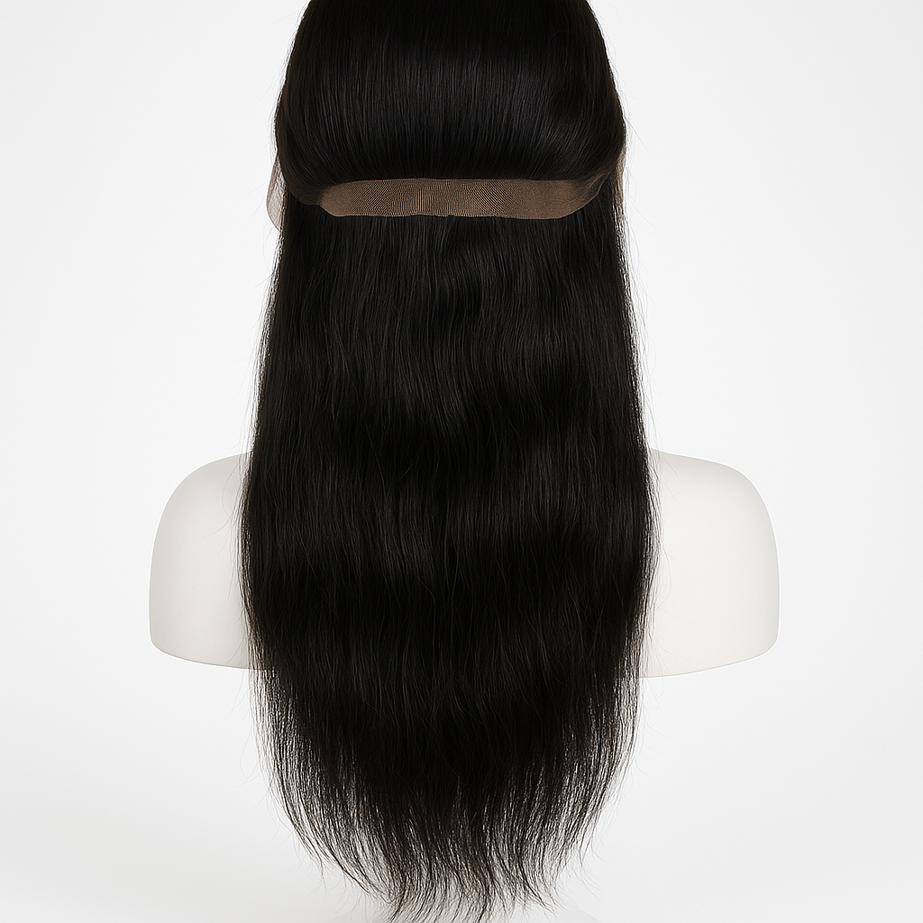 360 Lace Front Wig Human Hair - Back View