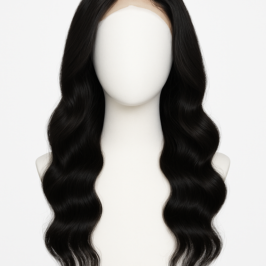 3-in-1 Body Wave Human Hair Wig 20 inch - Front View