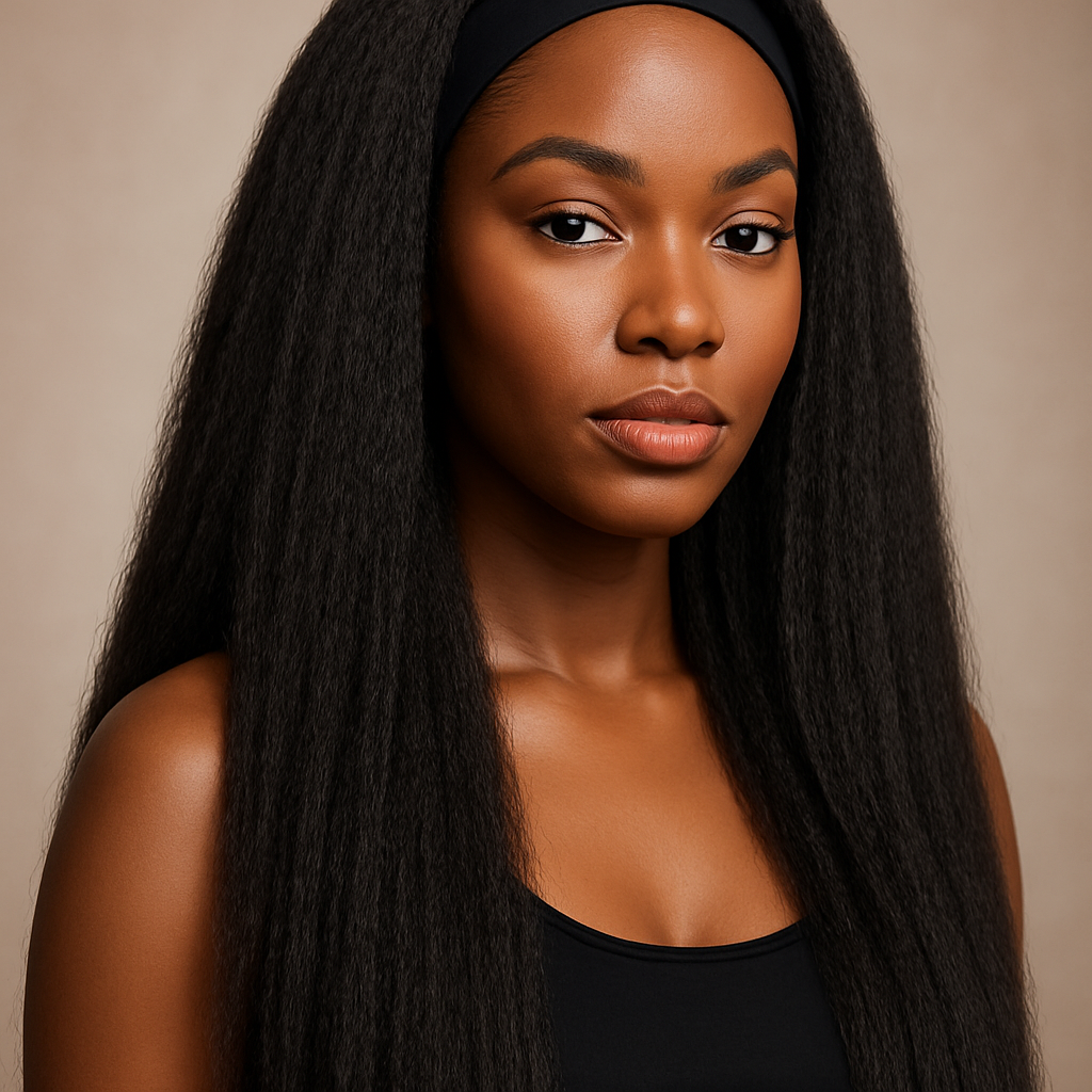 Yaki Kinky Straight Headband Wig 26 inch - Lifestyle