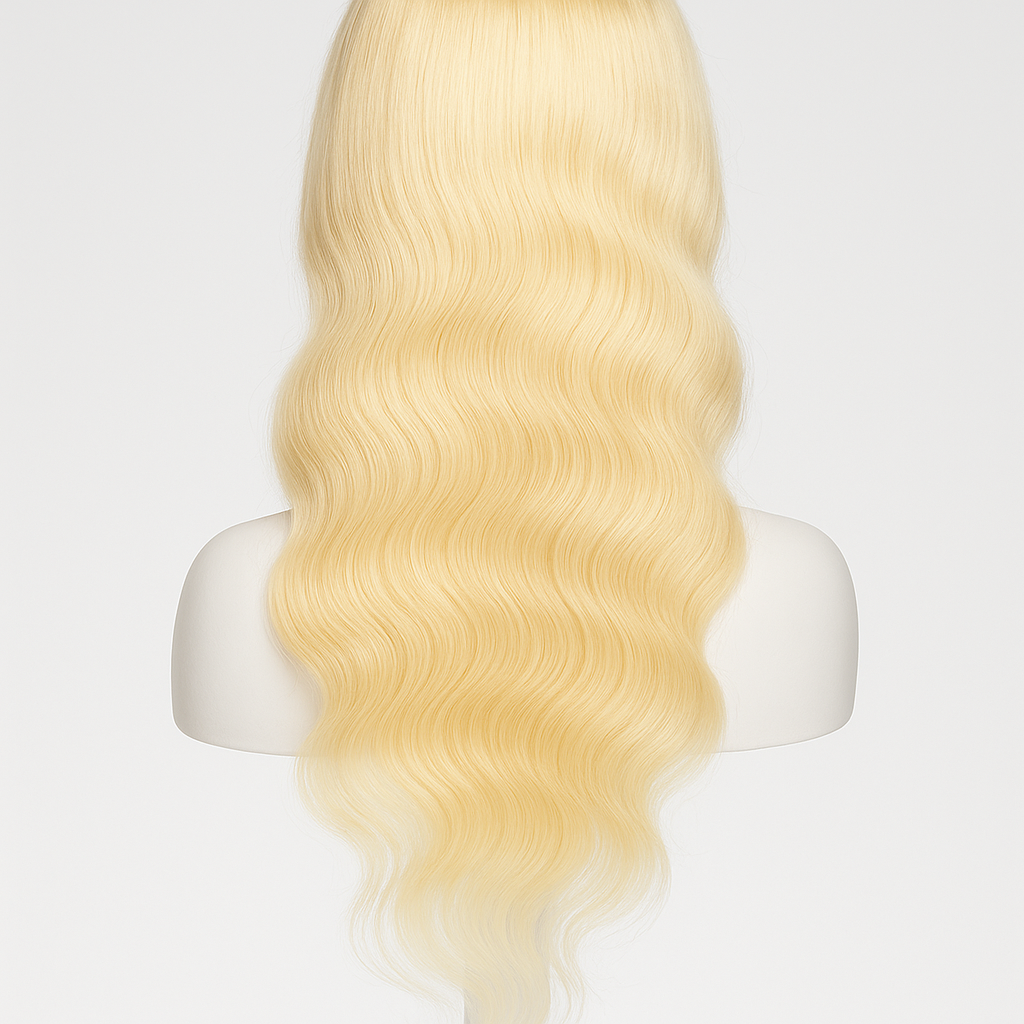 613 Blonde Body Wave Lace Front Wig 20 inch - Back View