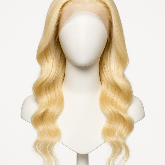 613 Blonde Body Wave Lace Front Wig 20 inch - Front View