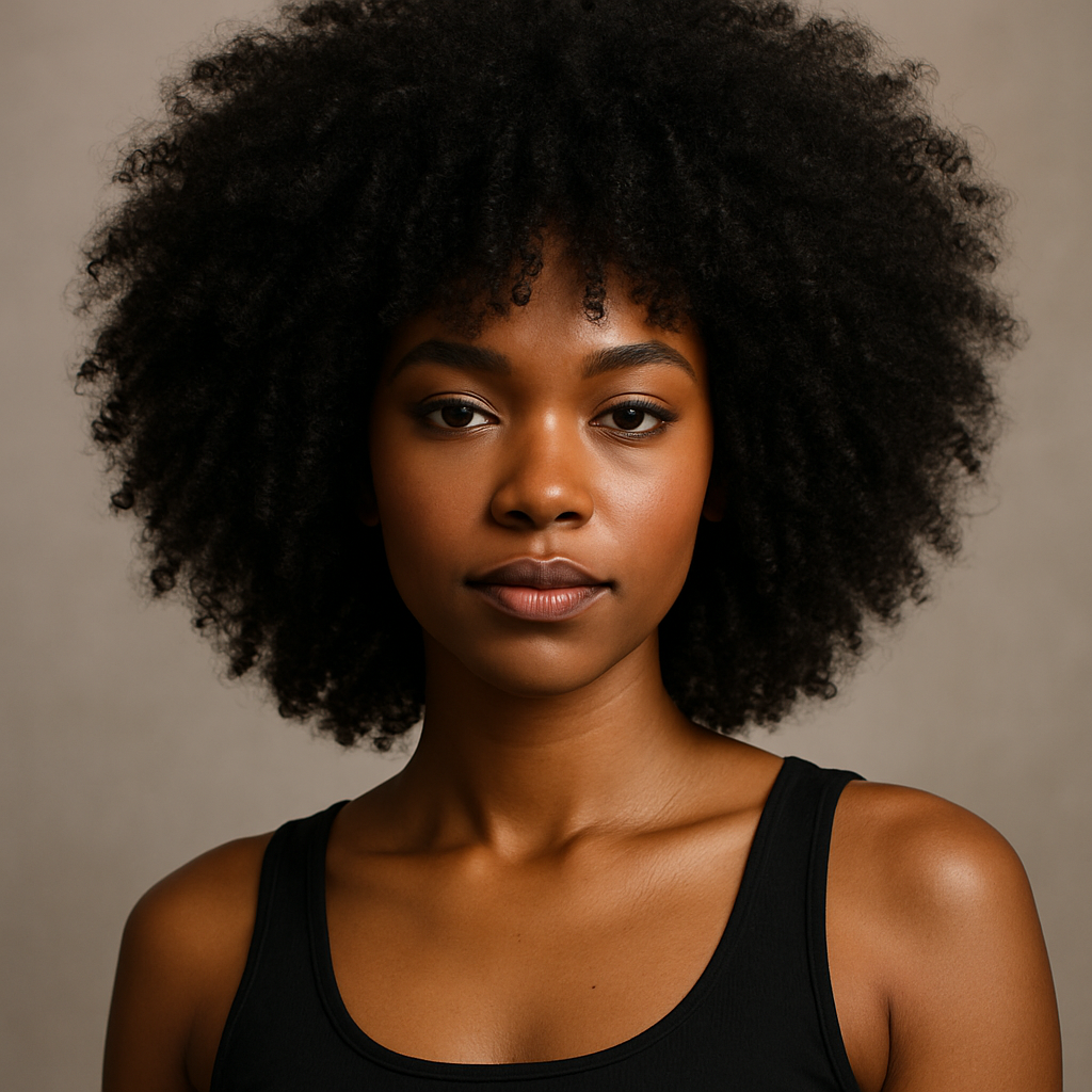 Afro Kinky Curly Human Hair Wig 18 inch - Lifestyle